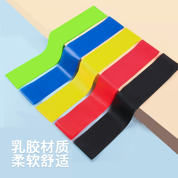 Elastic Ring Fitness Female Buttocks Fitness Pull Ring 5-Piece Set Slimming Shaping Pull Belt Squat Buttocks Yoga Ring