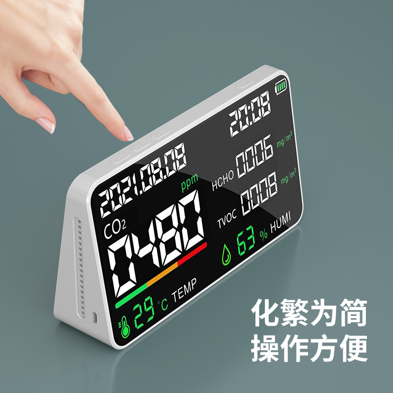 Gas detector formaldehyde detector carbon monoxide carbon dioxide detector air detector pm2.5