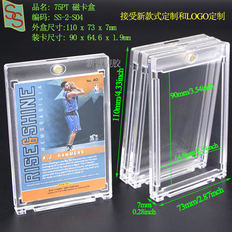 Psa Rating Card Box, Phone Card Grading Box, 35Pt Magnetic Card Brick, Star Card Yu-Gi-Oh! Grading Card Box