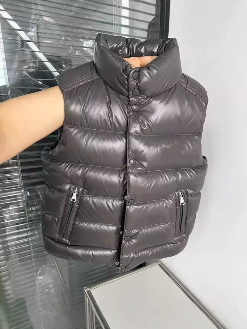 in stock 2025 Fall/Winter New M Home Thickened 90 White Goose Down Vest for Boys and Girls Parent-Child Vest Back