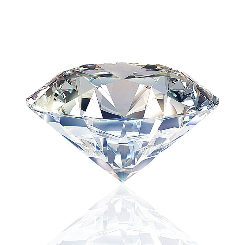 South African Natural Diamond Gia Loose Diamond Real Diamond Proposal Wedding Diamond Ring Round Loose Stone Ready-Made Jewelry Inlay