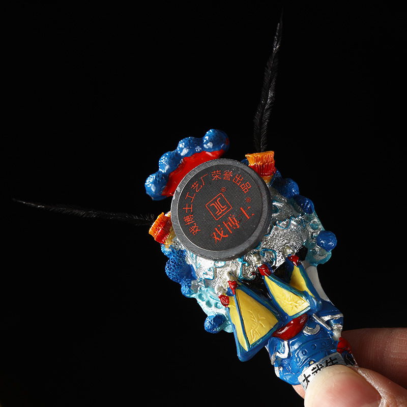 Chinese Style Small Gifts Creative Peking Opera Mask Refrigerator Stickers Opera Characters Bottle Opener Home Decorations for foreigners