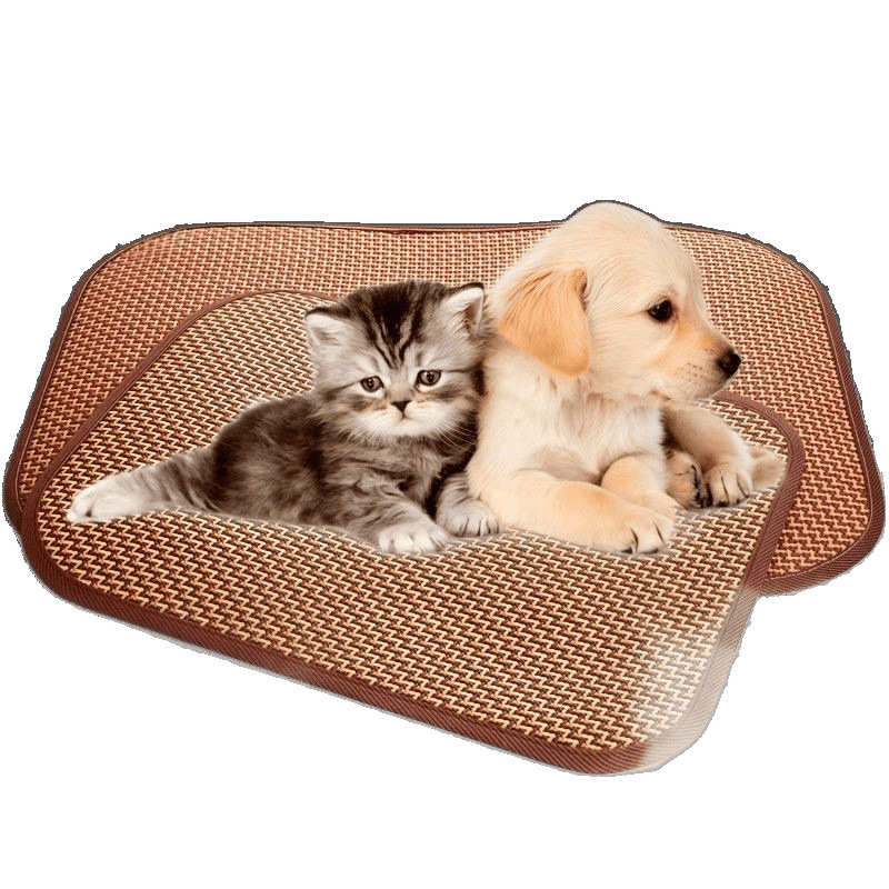 Pet Ice Mat, Dog Mat, Summer Sleeping Dog Mat, Anti-Bite Dog Kennel for Sleeping, Suitable for All Seasons