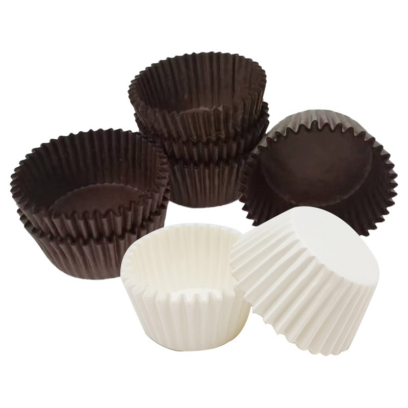 Cross-Border Popular Solid Color Cake Paper Cup Oven Special Snow Meiniang Cake Paper Tray High Temperature Resistant and Oil-Proof Muffin Cup