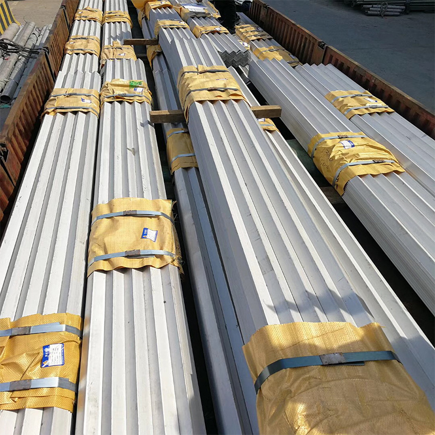 304 Stainless Steel Angle Steel 310S 2205 201 Unequal Angle Steel Punching Angle Iron Cutting Round Edge Corner Groove