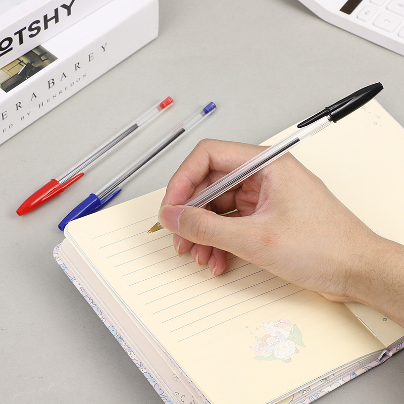 Fengting Stationery 934 Bullet Type 1.0 Ballpoint Pen No Ink Leakage Casual Transparent Ballpoint Pen Hotel Catering