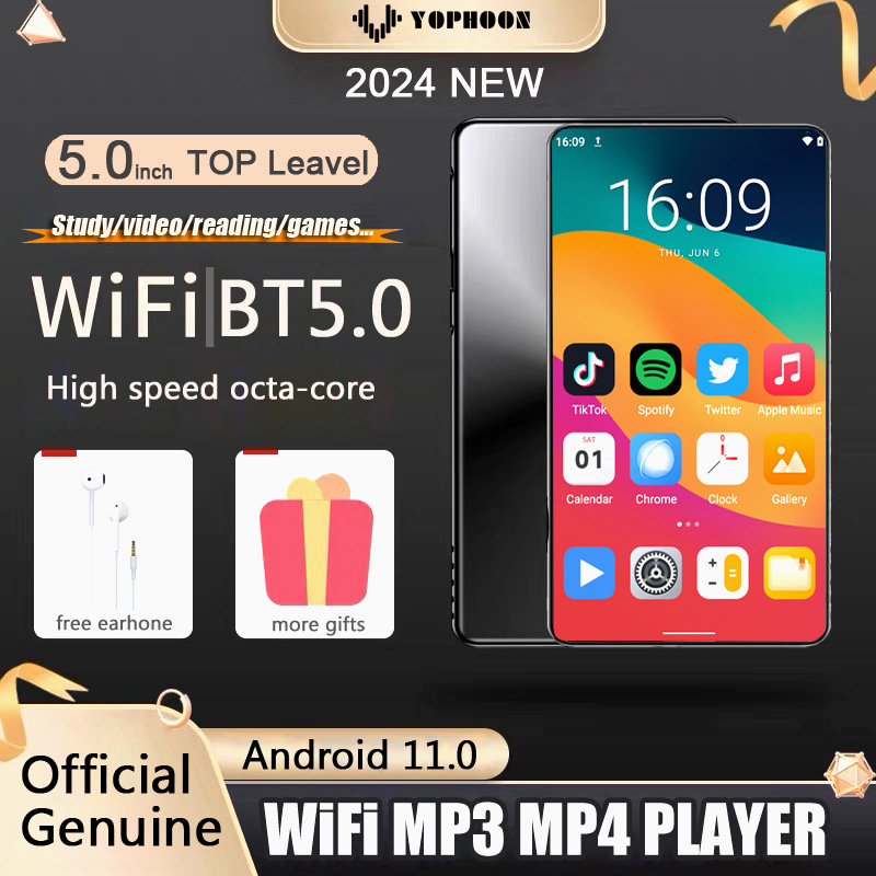 Cross-border exclusive for new 5.0-inch 4.0-inch English WiFi Android music player mp3mp4 any download
