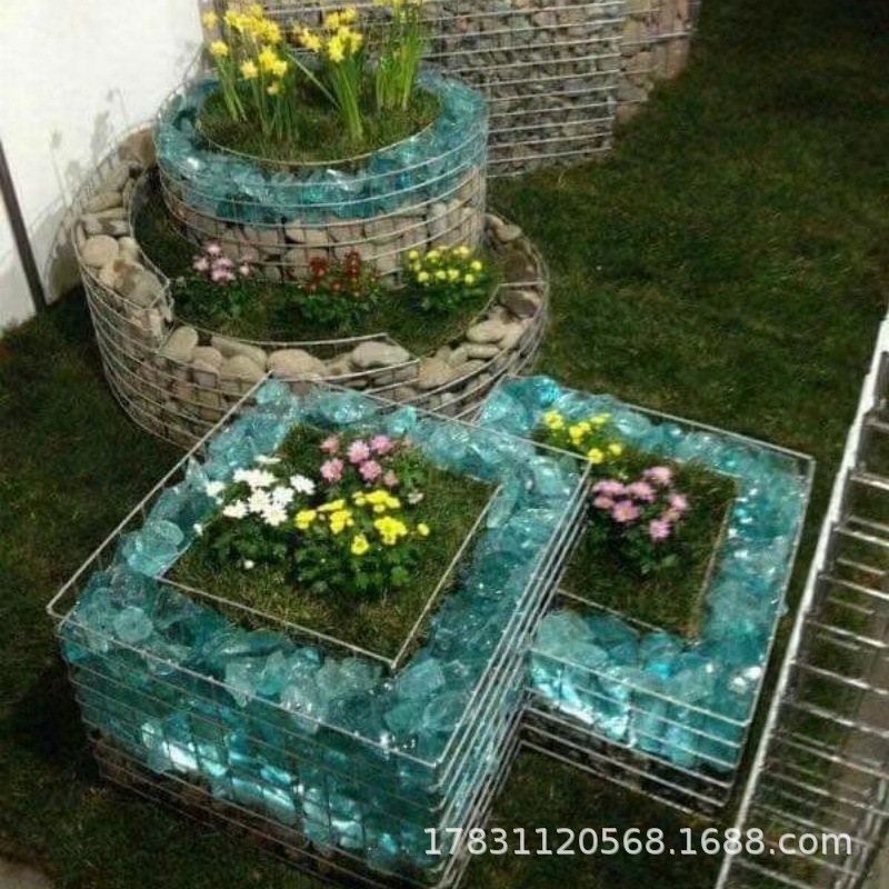 Glacier Stone Fish Tank Landscaping Lake Blue Glass Stone Irregular Glass Block Glass Stone Garden Landscape Floor Glass Stone