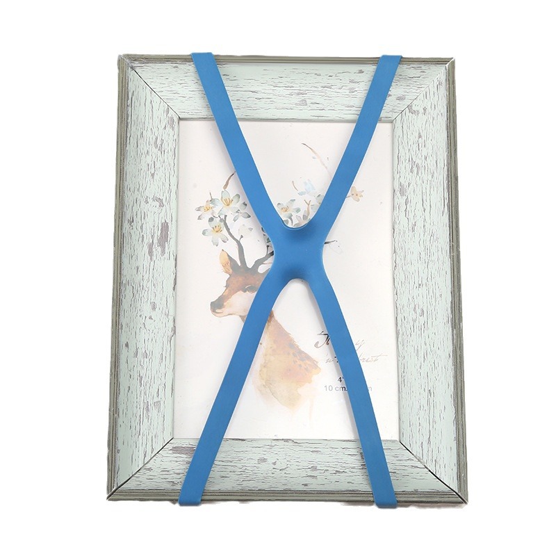 Factory wholesale office strapping rubber band packing X-shaped rubber ring natural cowhide band color rubber band