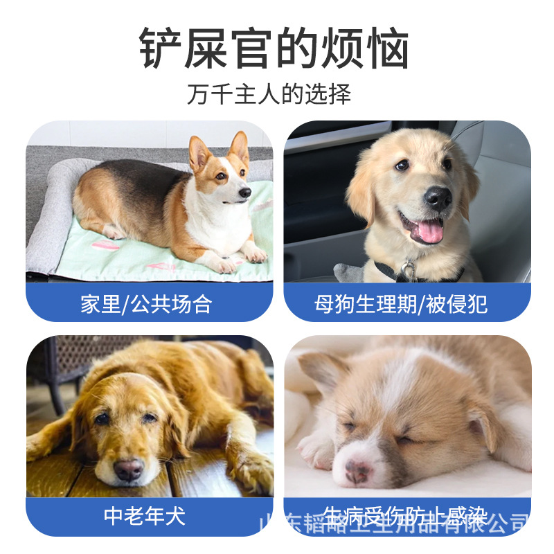 Dog Diapers, Pet Diapers, Absorbent Pet Menstrual Pants, Breathable Disposable Dog Physiological Pants, Special Pee Pads