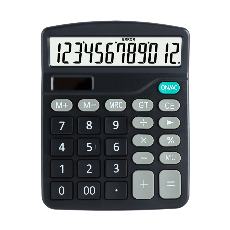 837 calculator 12 solar dual power student Color Calculator Office procurement wholesale computer