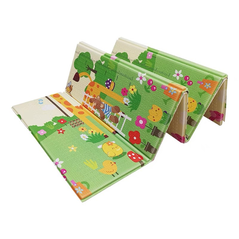 Factory Direct XPE folding crawling mat baby crawling mat portable foldable household living room foam mat