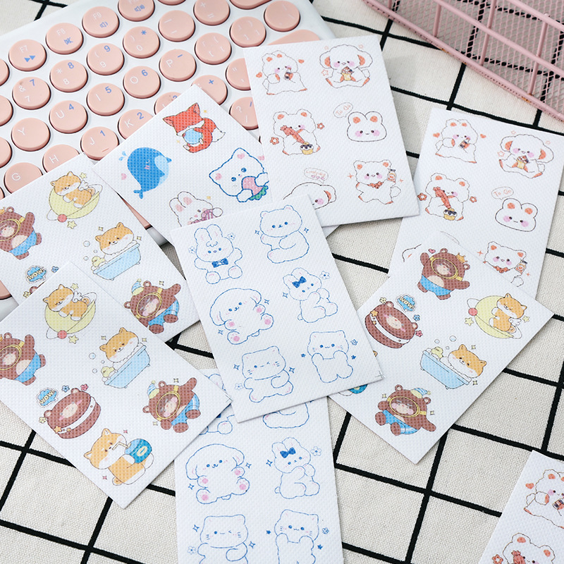 Cartoon special-shaped essential oil stickers non-woven outdoor non-mosquito stickers infant adult plant essential oil wholesale