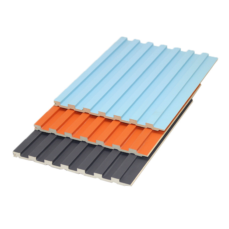 SOURCE Factory undertakes foreign trade orders wood plastic solid grid background wall bamboo fiber wall panel