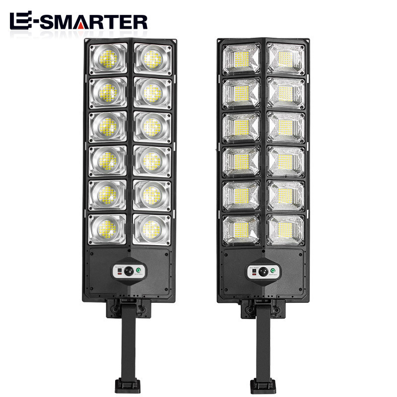 Cross-border Hot Sale LED Strong Light Street Light Double Row Street Light Solar Garden Light Induction Street Light Outdoor Lighting