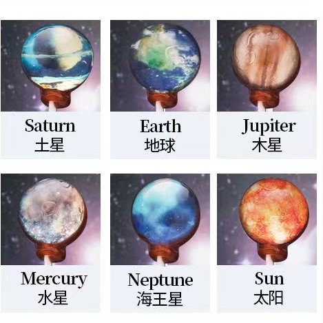 Bulk Wholesale Starry Sky Internet Celebrity Lollipops High-Looking Couple Children's Day Halloween Christmas Gift Box