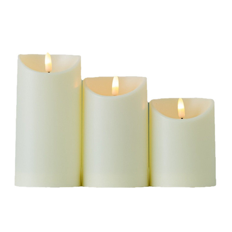 [Old Customer Shooting] Led Digital Candle Light Artificial Candle Plastic Oblique Bullet Digital Candle Atmosphere Light