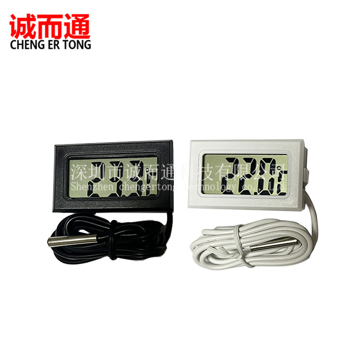 Cross-Border Tpm-10 Thermometer Digital Digital Fish Tank Thermometer Refrigerator Water Temperature Measurement Waterproof Probe with Battery