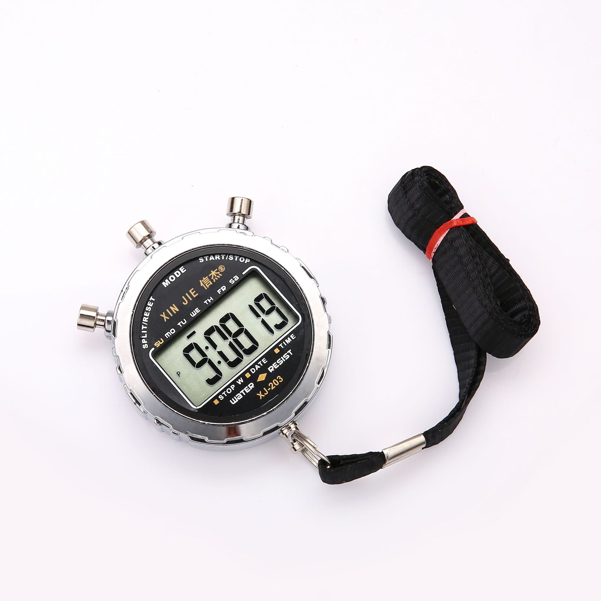 Life waterproof large screen metal electronic stopwatch timer fitness track and field sports running competition referee running watch