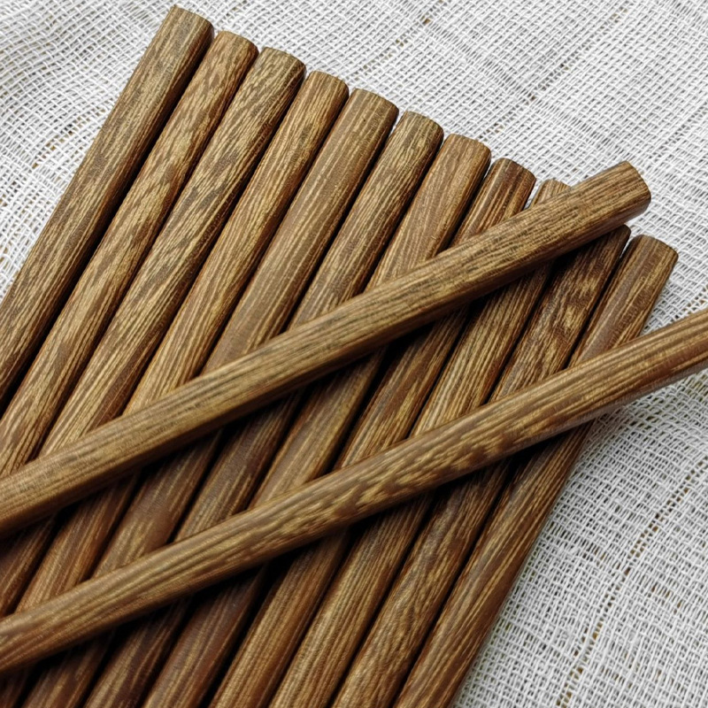Chicken Wing Wooden Chopsticks 7.5 No Paint No Wax Solid Wood Chopsticks Hotel Wedding Must Chopsticks Can be Engraved in Bulk