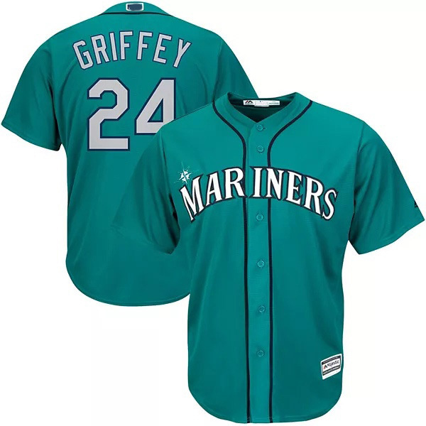 European and American Cross-Border Professional Baseball Uniforms, Softball Uniforms, American Game Baseball Shirts, Customized Seattle Mariners