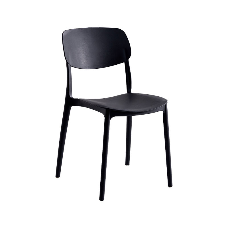 Customized Dining Chair Plastic Thickeneded Dining Table Leisure Dining Chair Manufacturer Internet Celebrity Modern Home Commercial Backrest Stool