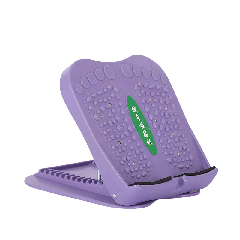 Stretching Board Fitness Inclined Pedal Massage Magnet Stretching Board with Adjustable Settings Calf Stretcher Home Fitness Equipment