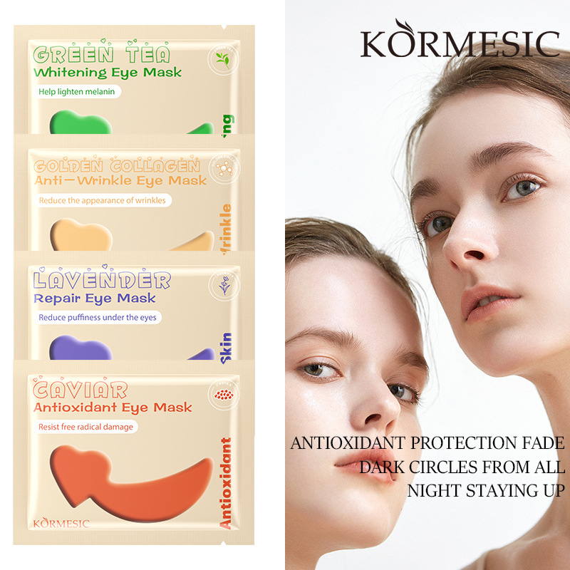 Temu's Popular Eye Mask Patch Kormesic Eye Mask Gold Collagen Full English Eye Mask