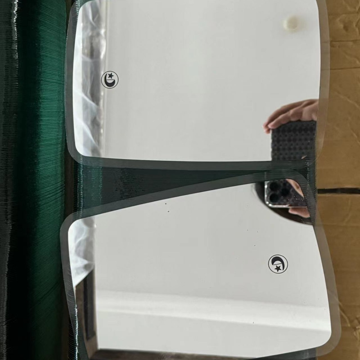 Smart Makeup Light Mirror Mirror Cutting and Processing Led Fill Light Lens Cutting Sand Blasting Screen Printing Coating Factory Batch