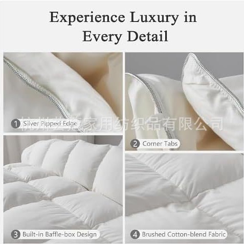 Factory Direct Supply down Quilt Fluffy and Comfortable All Year Round Quilt Winter Feather Quilt Amazon Quilted Warm Quilt