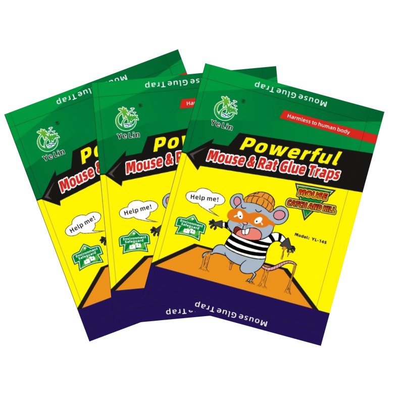 Guangdong Yelin's New Sticky Mouse Board Mouse Sticker Mouse Trap Anti-Mouse Trap Sticky Mouse Glue Board Thickeneded Board Mouse Killing Glue Board