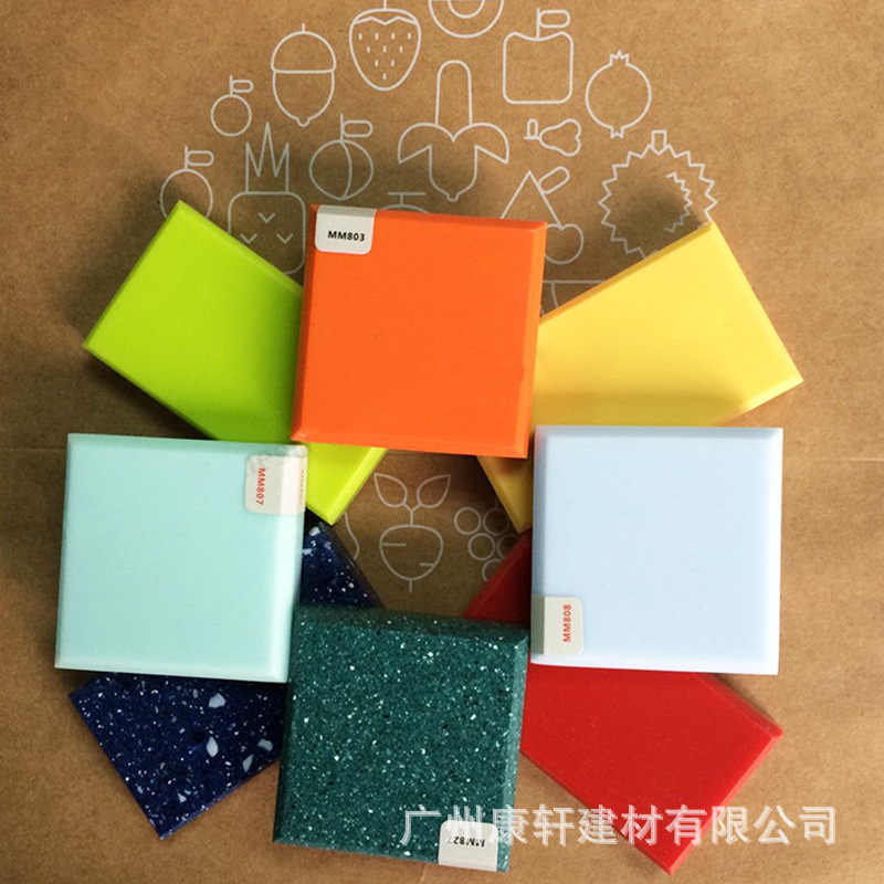 Foshan Silide Artificial Stone Slab Solid Surface Composite Acrylic 3680*760*12