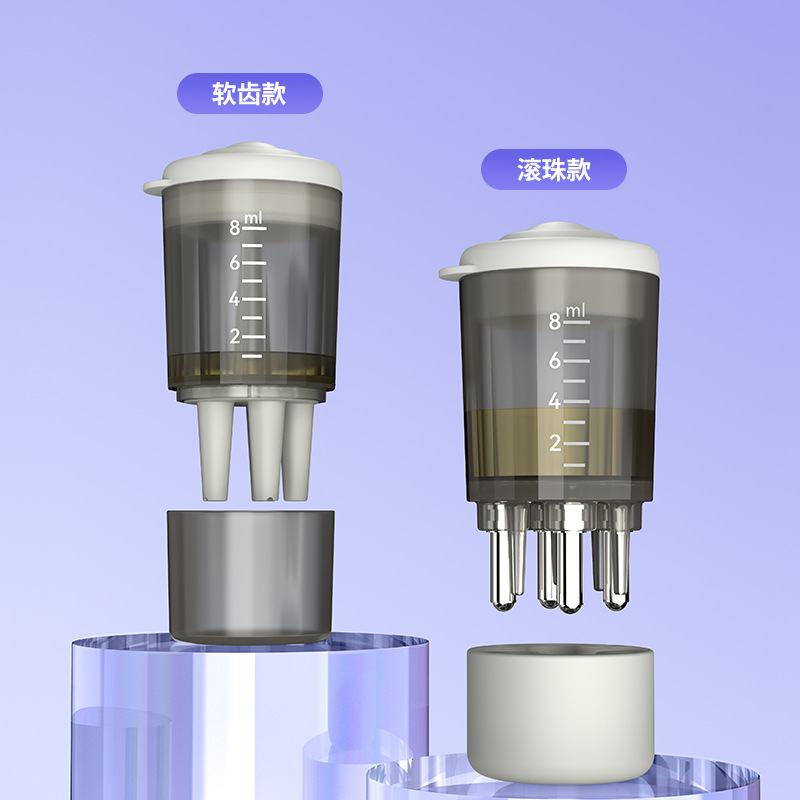 New scalp medicine applicator special mini portable liquid guide comb ball hair nourishing liquid medicine comb 1ml medicine applicator