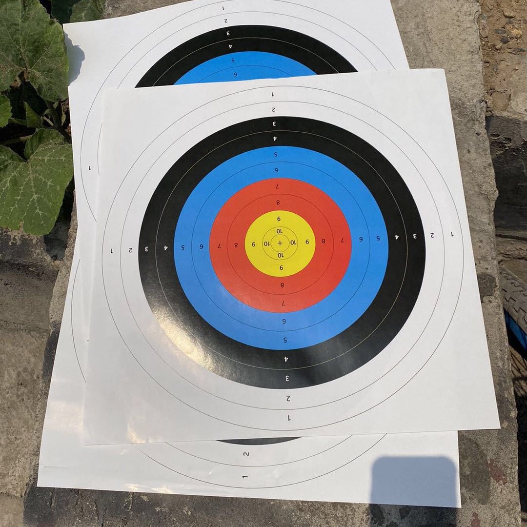 Archery accessories 40x40 target paper composite recurve straight pull Bow Arrow Hall CS outdoor supplies arrow target holder paper