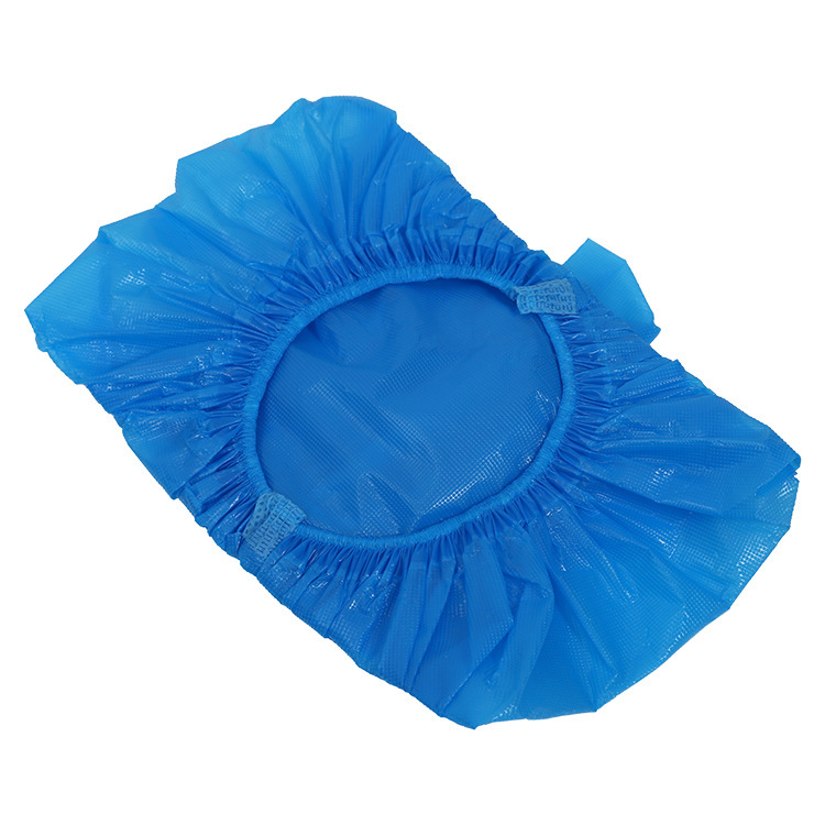 Disposable Non-Woven Shoe Covers Black Conductive Strip Shoe Covers Anti-Static Dust-Free Indoor Protective Conductive Shoe Covers