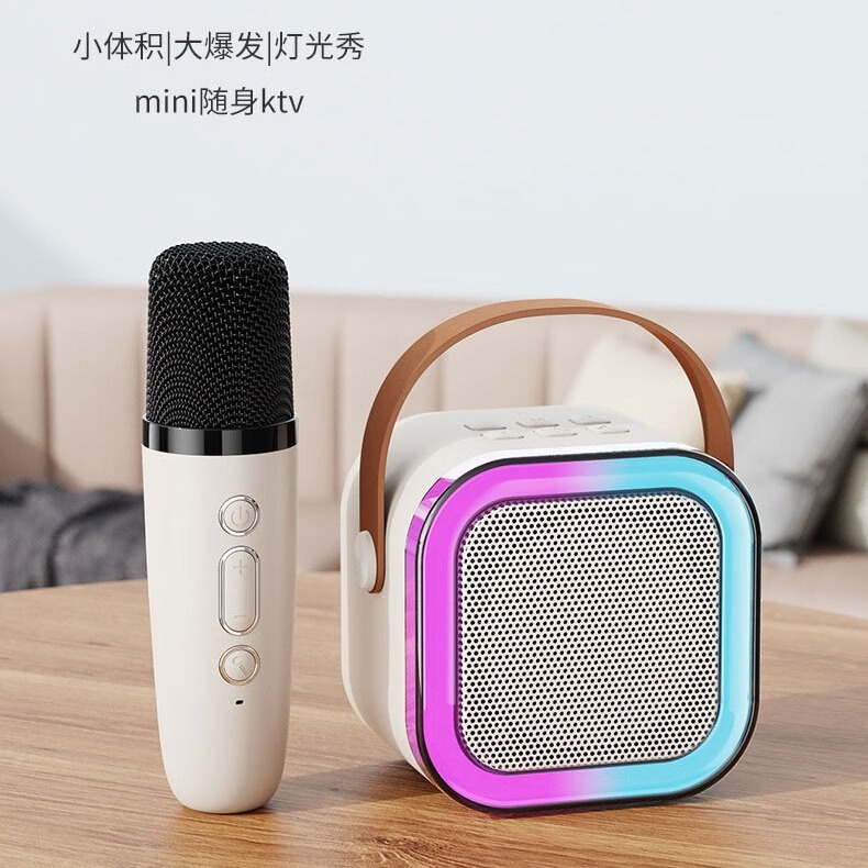 Live K12 Bluetooth аудио микрофон интегрированный аудио outdoor динамик K Song Bluetooth маленький аудио Bluetooth динамик кросс-бодер