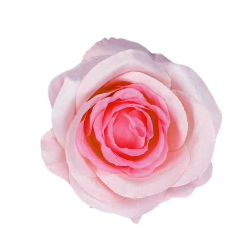 Simulation rose head wedding home background wall decoration simulation flower multi-color corsage cross-border fake flower in stock wholesale