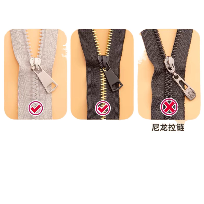 No.3 58 resin metal universal zipper head down jacket clothes school uniform coat replacement zipper head