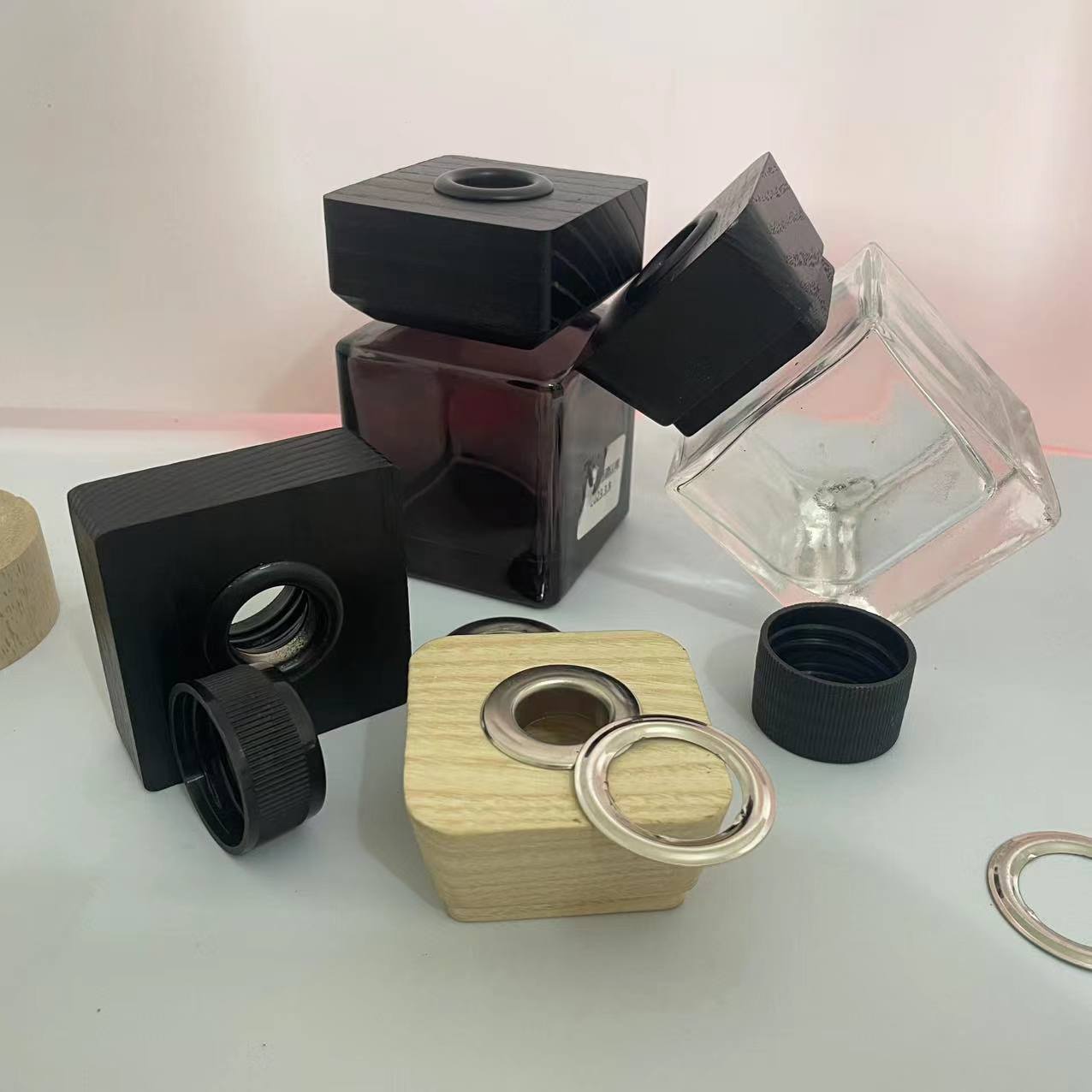 Aromatherapy wood cover white wax aromatherapy wood cover beech wood cover non-fire aromatherapy cover aromatherapy wood accessories cover manufacturers