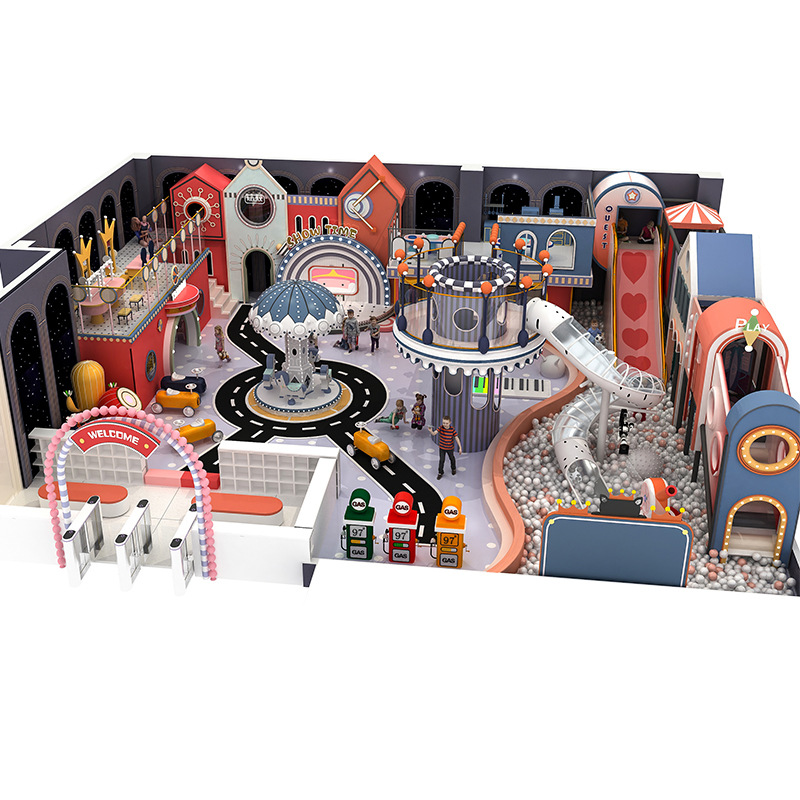 Naughty Castle Kidsren's Playground Equipment Indoor Entertainment Facility Kindergarten Family Shopping Mall Slide Large and Small