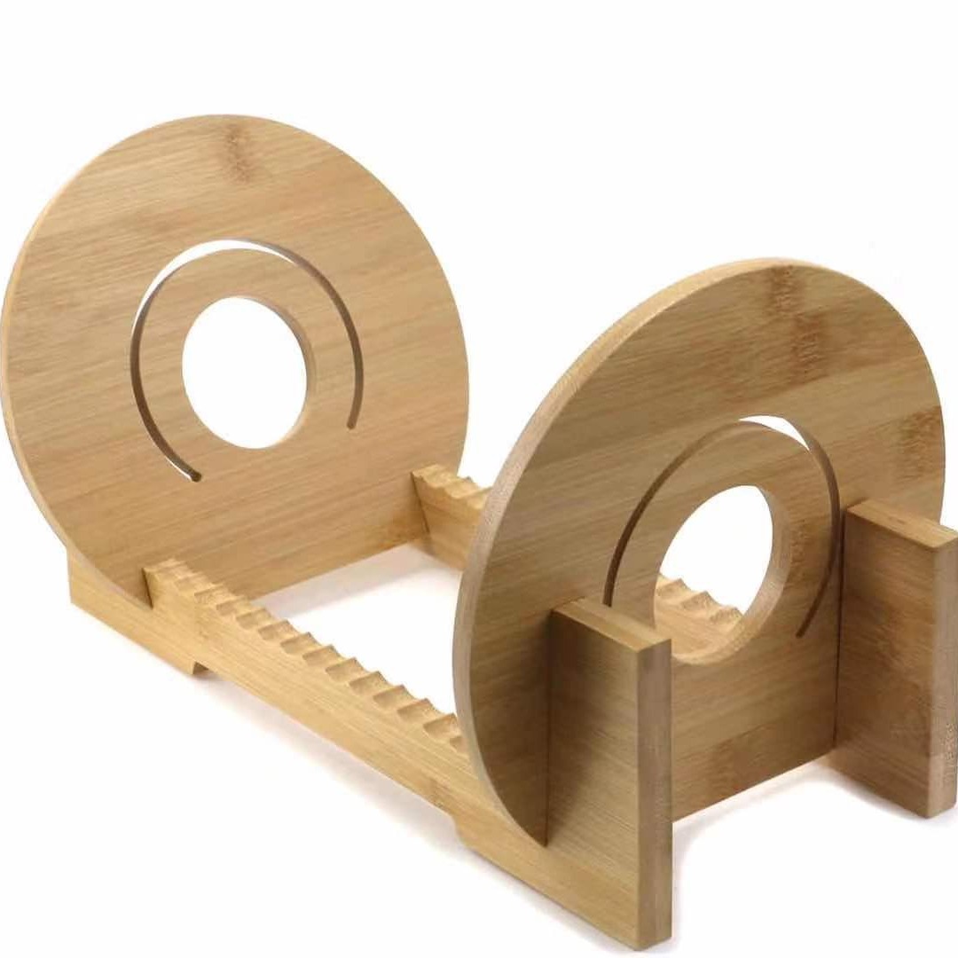 Креативный деревянный стенд для CD, настольный стеллаж для коллекции альбомов и дисков