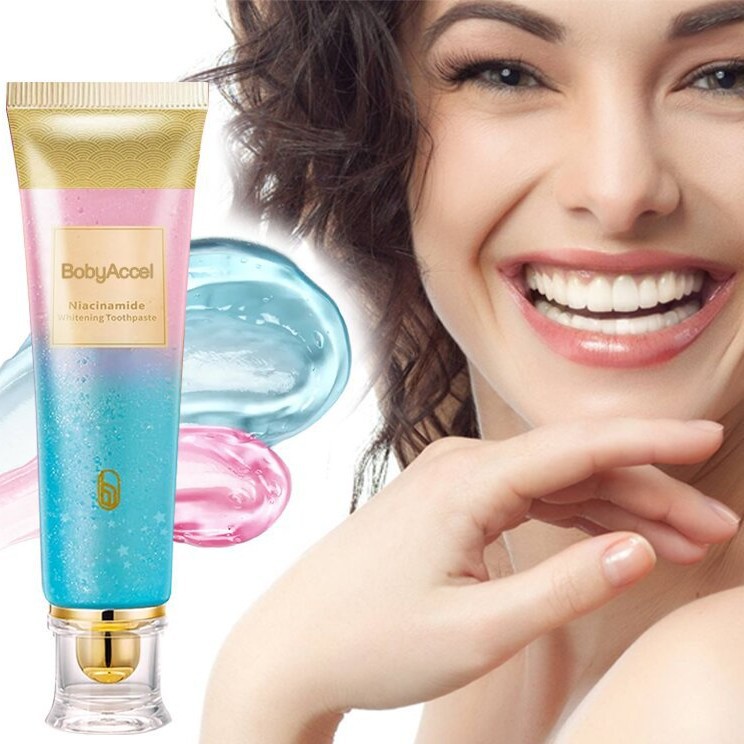 Cross-border nicotinamide whitening toothpaste to remove yellow and tooth stains, anti-sensitive, fresh and lasting fragrance 100g in stock