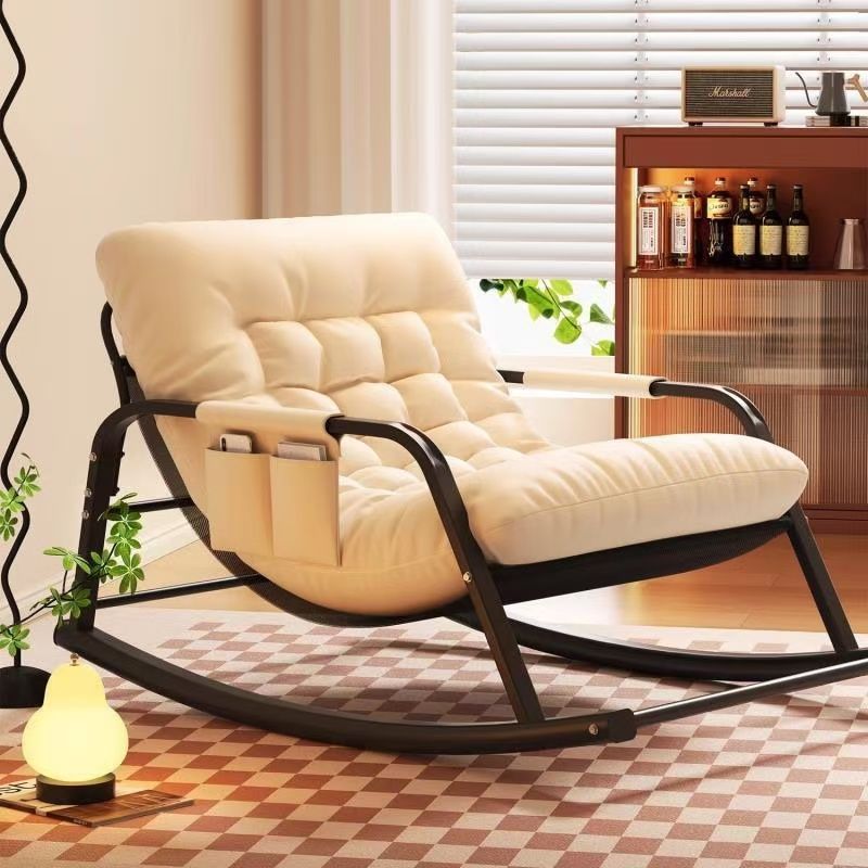 Двухместное качающееся кресло, толстое, для отдыха, для взрослых, на балконе, в гостиной, ленивое кресло для сна