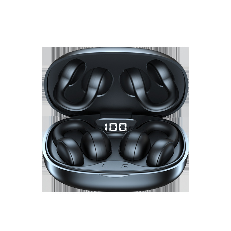 New x58 ear bone conduction Bluetooth earphone clip-on ear wireless noise reduction sports call long endurance without entering the earphone