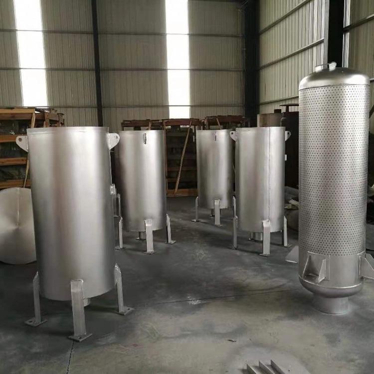 Immersion Stainless Steel Exhaust Muffler Steam Heating Silencer