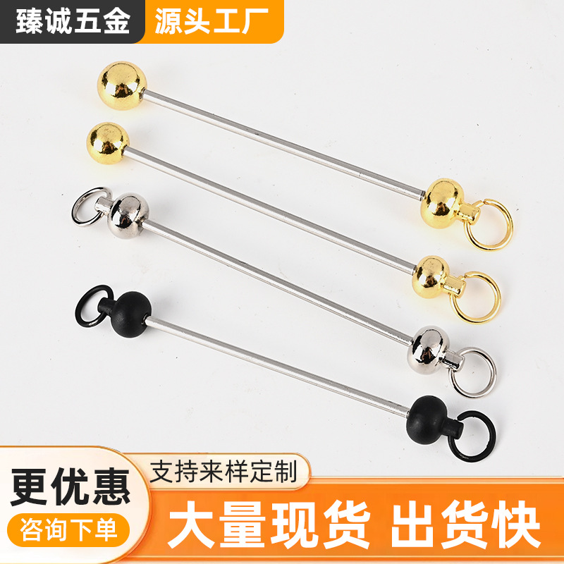 in stock wholesale monk head double head screw punk nail bullet DIY willow nail accessories willow nail metal nail