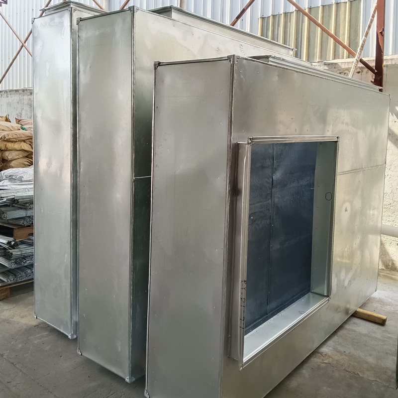 Silencer Round Duct Silencer Box Silencer Industrial with Connector Silencer Silencer Air Duct Manufacturer