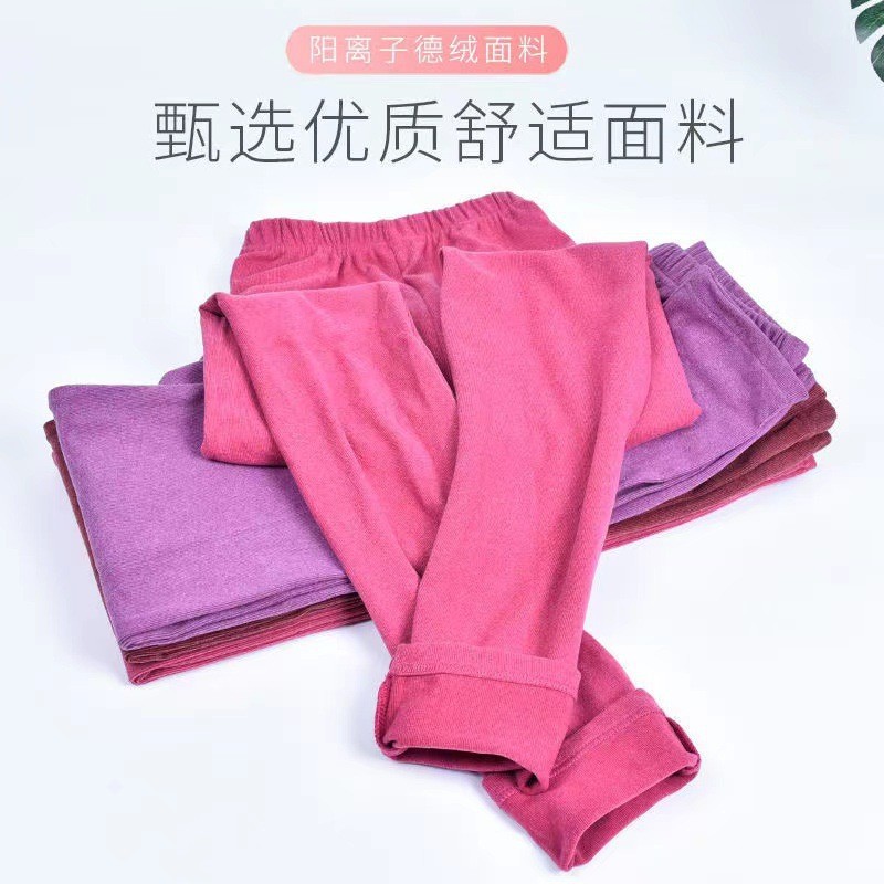 Новый продукт на рынке, теплые брюки из бархата для женщин среднего и пожилого возраста, осенние и зимние брюки