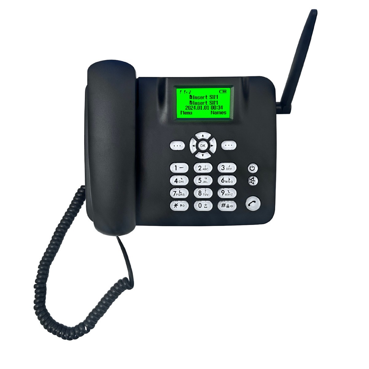 2g Foreign Trade Cross-Border Gsm Wireless Fixed-Line Dual-Sim Card Landline Phone