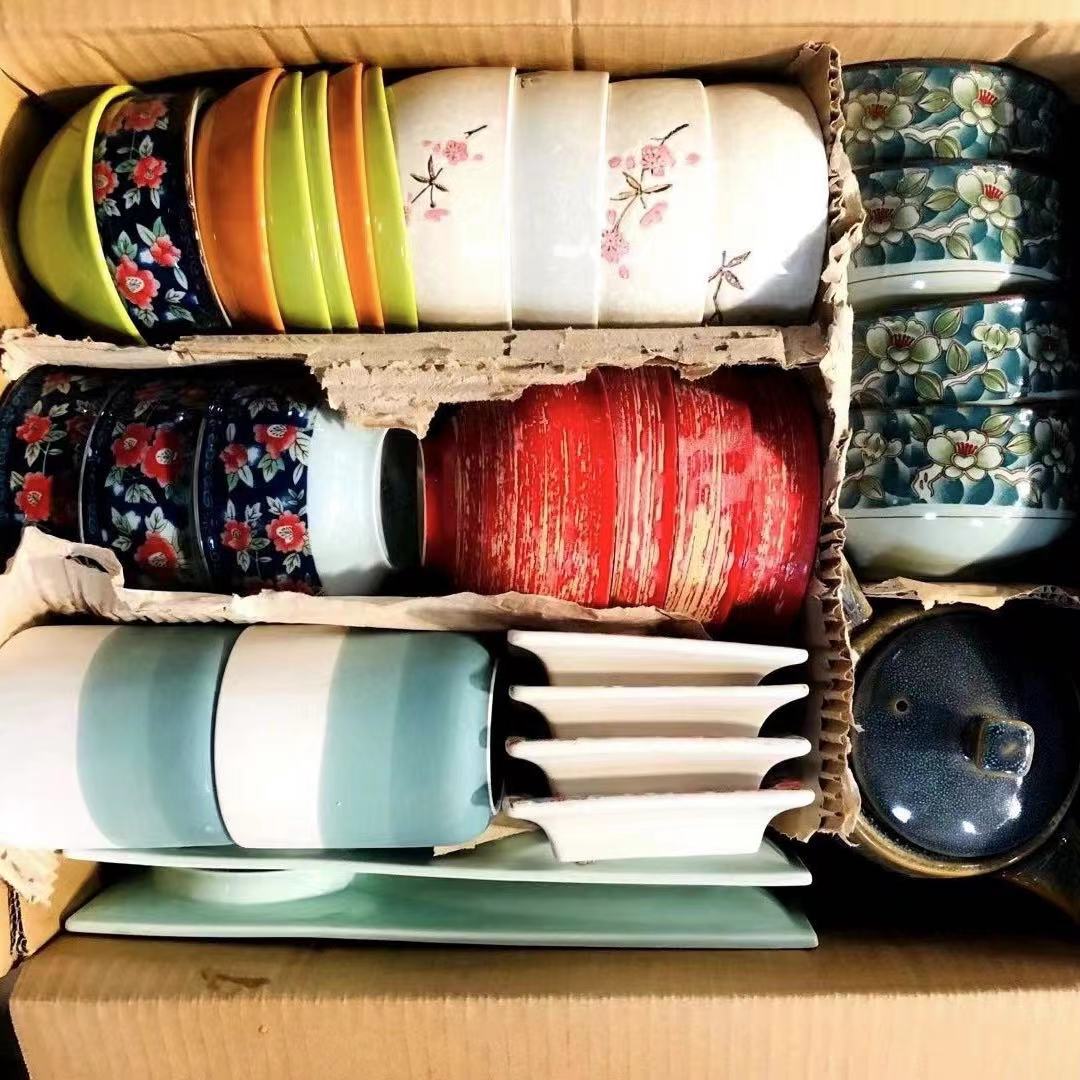 Stall ceramic Miscellaneous wholesale 10 yuan 3 kinds of night market stall ceramic bowl stall supply household Rice Bowl